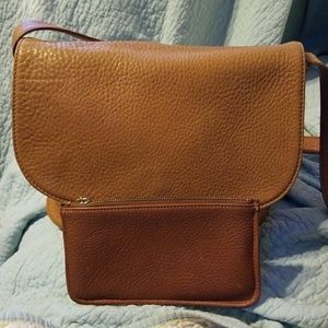 Coach bag and small makeup pouch.